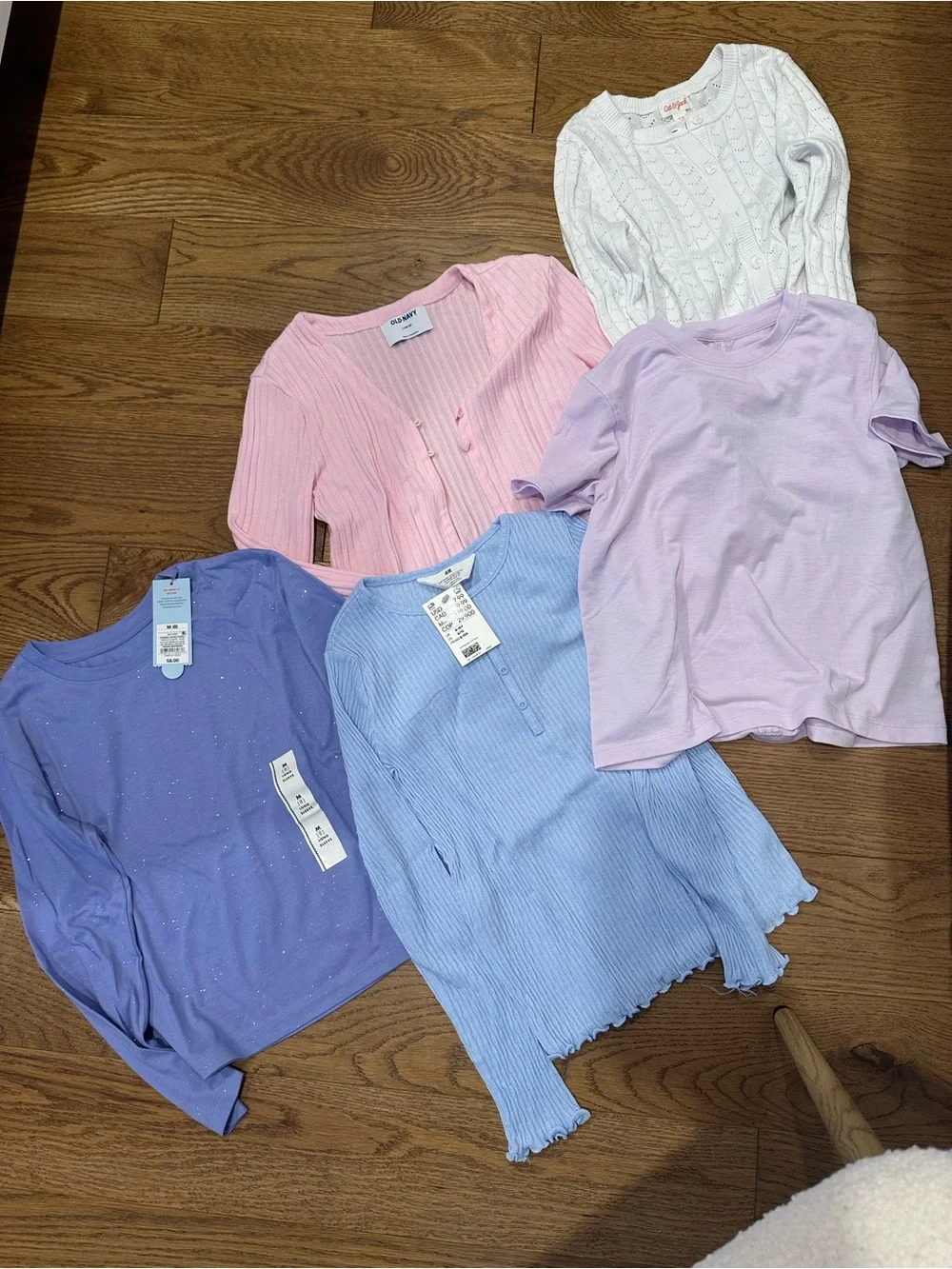 Girls lightweight tops/cardigans